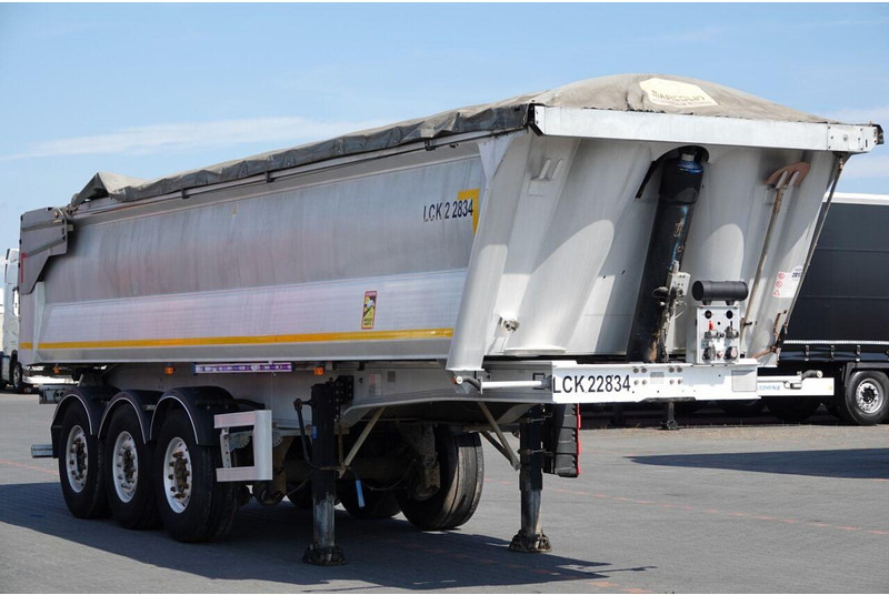 Benalu WYWROTKA 27 m3 / ALUMINIOWA / HYDRAULICZNA KLAPA / 2 OSIE PODNOS - Semi-reboque basculante: foto 5 Benalu WYWROTKA 27 m3 / ALUMINIOWA / HYDRAULICZNA KLAPA / 2 OSIE PODNOS - Semi-reboque basculante: foto 5