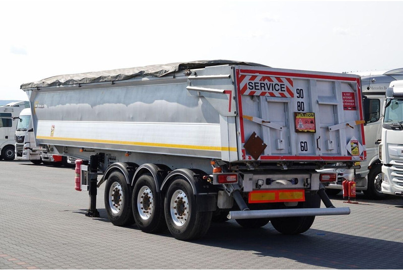 Benalu WYWROTKA 27 m3 / ALUMINIOWA / HYDRAULICZNA KLAPA / 2 OSIE PODNOS - Semi-reboque basculante: foto 3 Benalu WYWROTKA 27 m3 / ALUMINIOWA / HYDRAULICZNA KLAPA / 2 OSIE PODNOS - Semi-reboque basculante: foto 3