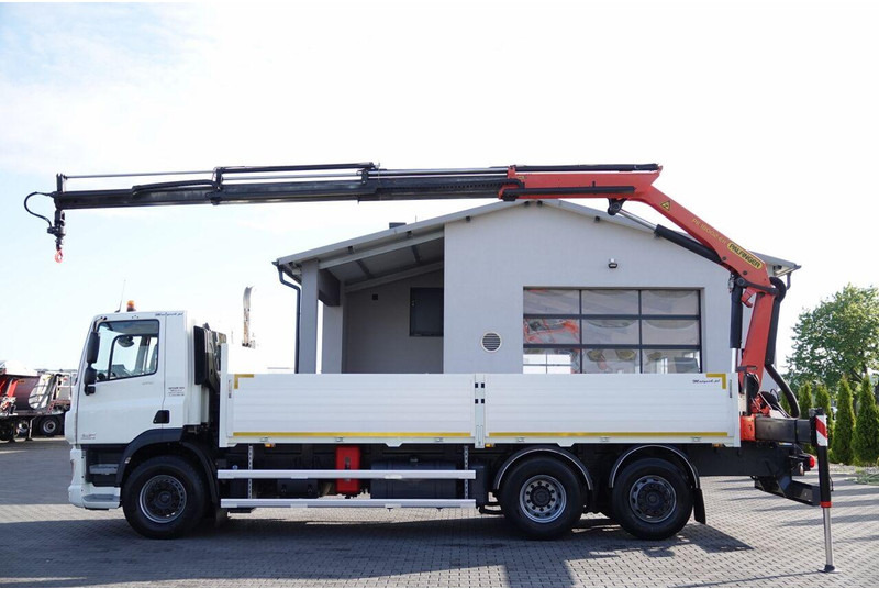 DAF CF 370 / 6x2 / SKRZYNIOWY - paka: 6,4 m / + HDS PALFINGER PK 180 - Camião de caixa aberta/ Plataforma, Camião grua: foto 2 DAF CF 370 / 6x2 / SKRZYNIOWY - paka: 6,4 m / + HDS PALFINGER PK 180 - Camião de caixa aberta/ Plataforma, Camião grua: foto 2