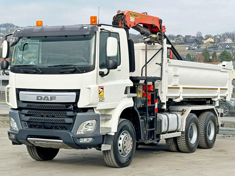 DAF CF 410 * Kipper 4,90 m + PK 16001 - K B * 6x4 - Camião basculante, Camião grua: foto 5 DAF CF 410 * Kipper 4,90 m + PK 16001 - K B * 6x4 - Camião basculante, Camião grua: foto 5