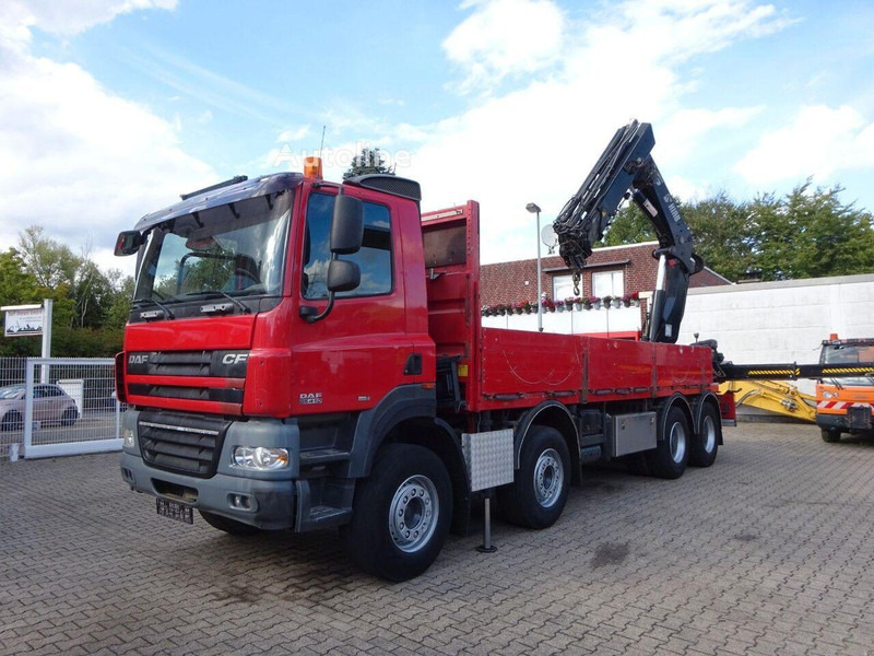 DAF CF 85.410 - Flatbed + crane - Camião de caixa aberta/ Plataforma, Camião grua: foto 3 DAF CF 85.410 - Flatbed + crane - Camião de caixa aberta/ Plataforma, Camião grua: foto 3