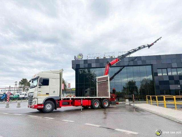DAF XF 440 6x2 Fassi F365 FLY JIBCranePallet Grippe - Camião de caixa aberta/ Plataforma, Camião grua: foto 3 DAF XF 440 6x2 Fassi F365 FLY JIBCranePallet Grippe - Camião de caixa aberta/ Plataforma, Camião grua: foto 3