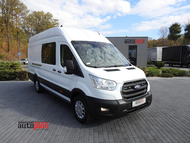 Ford TRANSIT FURGON BRYGADÓWKA 6 MIEJSCA TEMPOMAT KLIMATYZACJA LEDY - Minibus, Furgão de passageiros: foto 1 Ford TRANSIT FURGON BRYGADÓWKA 6 MIEJSCA TEMPOMAT KLIMATYZACJA LEDY - Minibus, Furgão de passageiros: foto 1