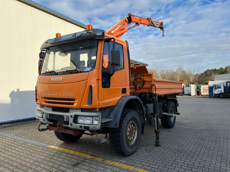 Iveco 140 E 24 4x4 + Atlas AK 65.2 A1 - Camião basculante, Camião grua: foto 1 Iveco 140 E 24 4x4 + Atlas AK 65.2 A1 - Camião basculante, Camião grua: foto 1