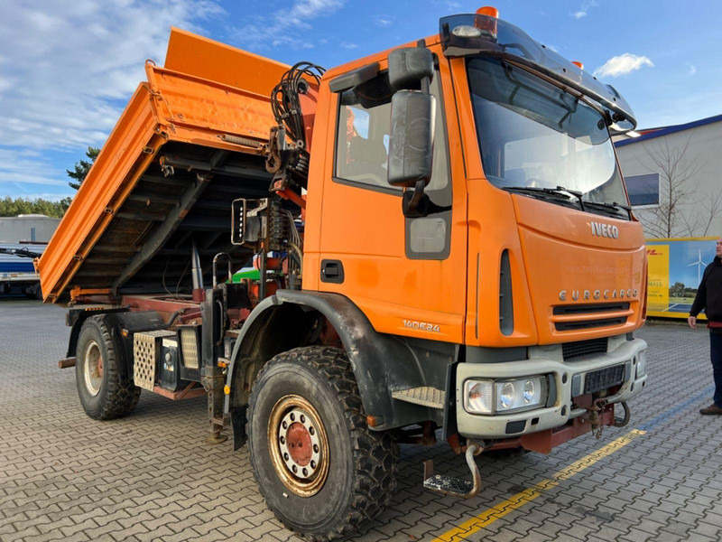 Iveco 140 E 24 4x4 + Atlas AK 65.2 A1 - Camião basculante, Camião grua: foto 3 Iveco 140 E 24 4x4 + Atlas AK 65.2 A1 - Camião basculante, Camião grua: foto 3