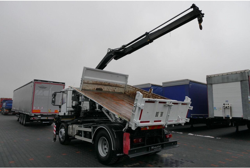 Iveco 19 - 320 KM / E 6 / Wywrotka + HDS / HYDROBURTA / 3 STRONNY KIPP - Camião basculante, Camião grua: foto 3 Iveco 19 - 320 KM / E 6 / Wywrotka + HDS / HYDROBURTA / 3 STRONNY KIPP - Camião basculante, Camião grua: foto 3