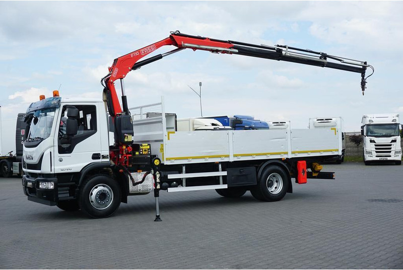 Iveco EUROCARGO / 160-21 / SKRZYNIOWY + HDS / FASSI F110 / ROTATOR / P - Carrinha de caixa aberta: foto 4 Iveco EUROCARGO / 160-21 / SKRZYNIOWY + HDS / FASSI F110 / ROTATOR / P - Carrinha de caixa aberta: foto 4