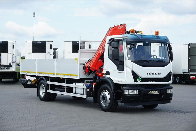 Iveco EUROCARGO / 160-21 / SKRZYNIOWY + HDS / FASSI F110 / ROTATOR / P - Carrinha de caixa aberta: foto 3 Iveco EUROCARGO / 160-21 / SKRZYNIOWY + HDS / FASSI F110 / ROTATOR / P - Carrinha de caixa aberta: foto 3