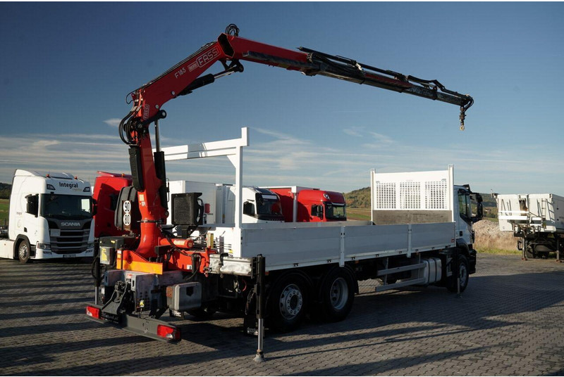 Iveco STRALIS 460 / 6X2 / SKRZYNIOWY 8,1 m + HDS FASSI. F185 MAX UDŹWI - Camião de caixa aberta/ Plataforma, Camião grua: foto 4 Iveco STRALIS 460 / 6X2 / SKRZYNIOWY 8,1 m + HDS FASSI. F185 MAX UDŹWI - Camião de caixa aberta/ Plataforma, Camião grua: foto 4