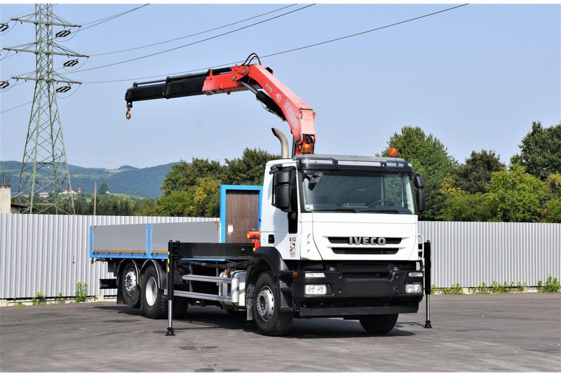 Iveco Stralis 310 PRITSCHE - Camião de caixa aberta/ Plataforma, Camião grua: foto 1 Iveco Stralis 310 PRITSCHE - Camião de caixa aberta/ Plataforma, Camião grua: foto 1