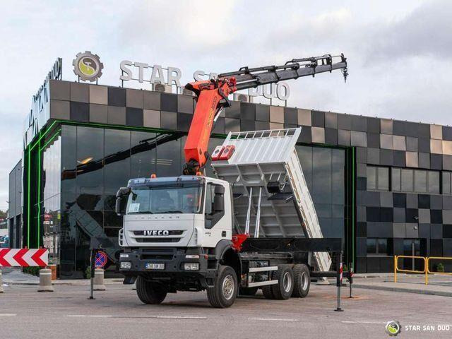 Iveco TRAKKER 360 6x6 PALFINGER PK 36002 Crane Kipper - Camião basculante, Camião grua: foto 3 Iveco TRAKKER 360 6x6 PALFINGER PK 36002 Crane Kipper - Camião basculante, Camião grua: foto 3
