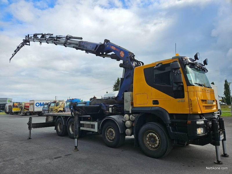 Iveco Trakker 410 - Camião de caixa aberta/ Plataforma, Camião grua: foto 3 Iveco Trakker 410 - Camião de caixa aberta/ Plataforma, Camião grua: foto 3