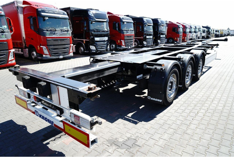 Semi-reboque transportador de contêineres/ Caixa móvel Krone NACZEPA PODKONTENEROWA / MAŁO UŻYWANA / UNIWERSALNA / 2023 ROK: foto 14 Semi-reboque transportador de contêineres/ Caixa móvel Krone NACZEPA PODKONTENEROWA / MAŁO UŻYWANA / UNIWERSALNA / 2023 ROK: foto 14