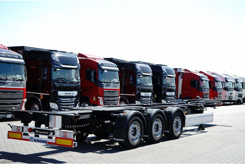 Semi-reboque transportador de contêineres/ Caixa móvel Krone NACZEPA PODKONTENEROWA / MAŁO UŻYWANA / UNIWERSALNA / 2023 ROK: foto 7 Semi-reboque transportador de contêineres/ Caixa móvel Krone NACZEPA PODKONTENEROWA / MAŁO UŻYWANA / UNIWERSALNA / 2023 ROK: foto 7