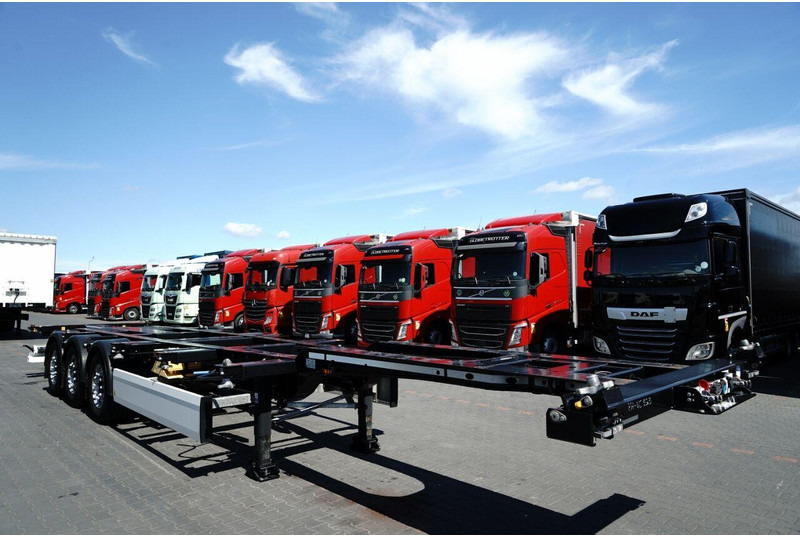 Semi-reboque transportador de contêineres/ Caixa móvel Krone NACZEPA PODKONTENEROWA / MAŁO UŻYWANA / UNIWERSALNA / 2023 ROK: foto 8 Semi-reboque transportador de contêineres/ Caixa móvel Krone NACZEPA PODKONTENEROWA / MAŁO UŻYWANA / UNIWERSALNA / 2023 ROK: foto 8