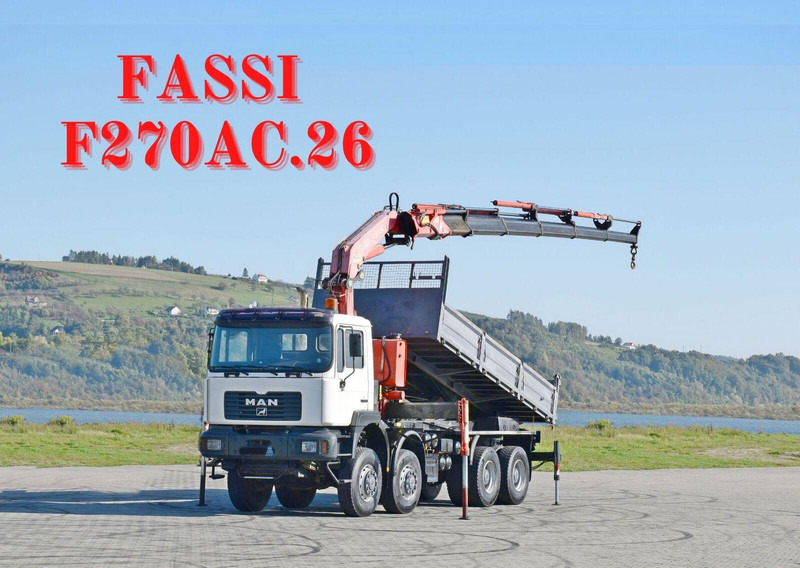 MAN 41.460 *FASSI F270AC.26 * 8x8 ! TOPZUSTAND - Camião basculante, Camião grua: foto 1 MAN 41.460 *FASSI F270AC.26 * 8x8 ! TOPZUSTAND - Camião basculante, Camião grua: foto 1