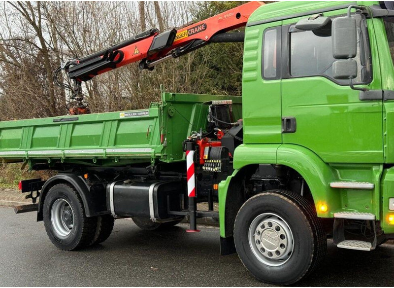 MAN TGA 18.360 Meiller 3-Way Tipper + Crane Palfinger PK 9501 - Camião basculante, Camião grua: foto 5 MAN TGA 18.360 Meiller 3-Way Tipper + Crane Palfinger PK 9501 - Camião basculante, Camião grua: foto 5