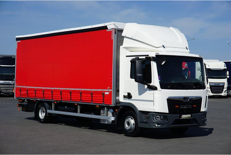 MAN TGL / 12.190 / E 6 / FIRANKA + WINDA / ŁAD. 6 525 KG / 16 PALET - Camião de lona: foto 2 MAN TGL / 12.190 / E 6 / FIRANKA + WINDA / ŁAD. 6 525 KG / 16 PALET - Camião de lona: foto 2