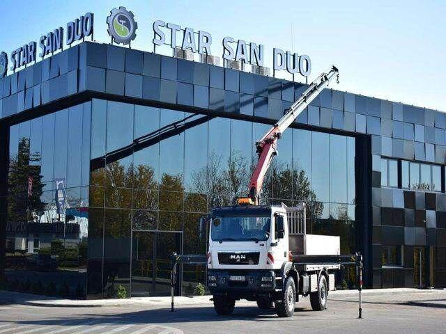 MAN TGM 18.340 4x4 PALFINGER PK 18002 CRANE WINCH - Camião de caixa aberta/ Plataforma, Camião grua: foto 4 MAN TGM 18.340 4x4 PALFINGER PK 18002 CRANE WINCH - Camião de caixa aberta/ Plataforma, Camião grua: foto 4