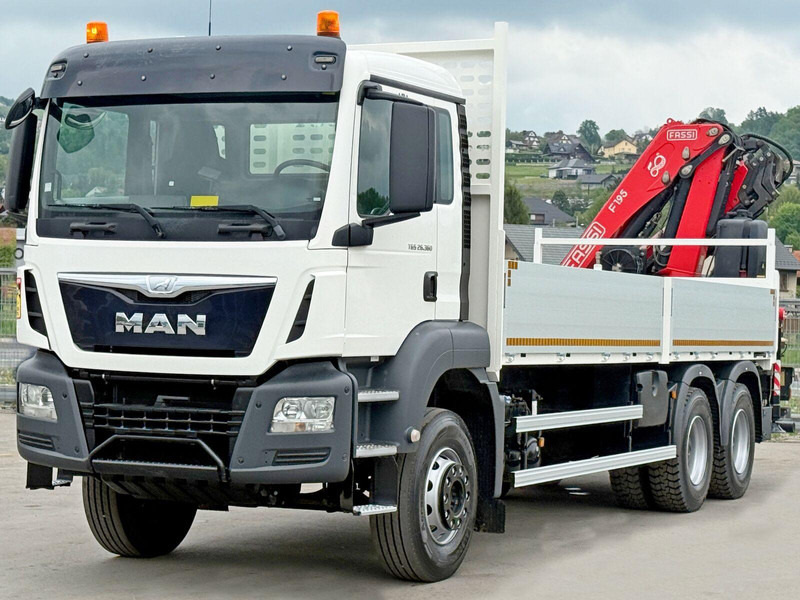 MAN TGS 26.360* FASSI F195A.2.24 / FUNK * 6x4 * TOP - Camião de caixa aberta/ Plataforma, Camião grua: foto 4 MAN TGS 26.360* FASSI F195A.2.24 / FUNK * 6x4 * TOP - Camião de caixa aberta/ Plataforma, Camião grua: foto 4