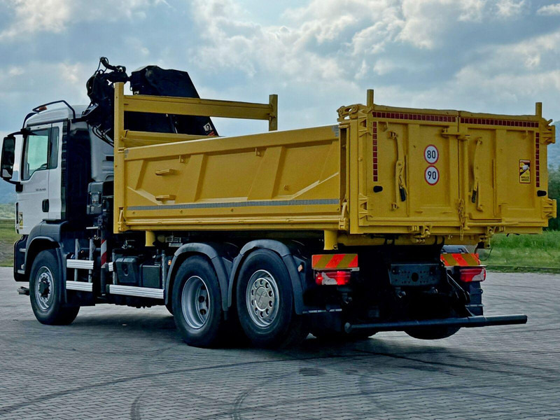 Camião basculante, Camião grua MAN TGS 26.400 * HIAB X-HIDUO 188 E-3 + FUNK * 6x4: foto 8