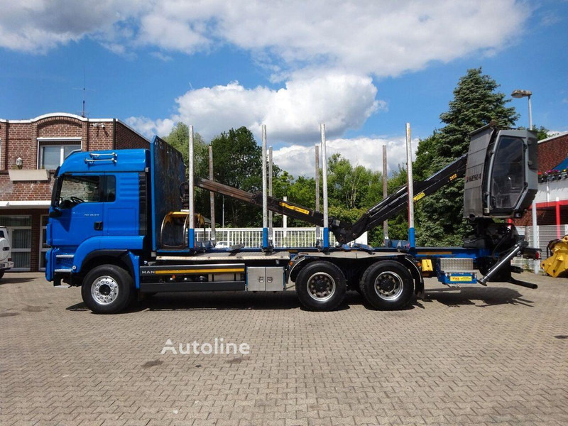 Camião de transporte de madeira, Camião grua para transporte de madeiras MAN TGS 26.510 - Timber truck+crane: foto 10 Camião de transporte de madeira, Camião grua para transporte de madeiras MAN TGS 26.510 - Timber truck+crane: foto 10