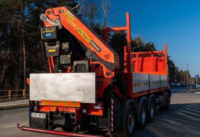 MAN TGS 35.400 PALFINGER PK 44002 WINCH TRIDEM KRAN - Camião de caixa aberta/ Plataforma, Camião grua: foto 4 MAN TGS 35.400 PALFINGER PK 44002 WINCH TRIDEM KRAN - Camião de caixa aberta/ Plataforma, Camião grua: foto 4