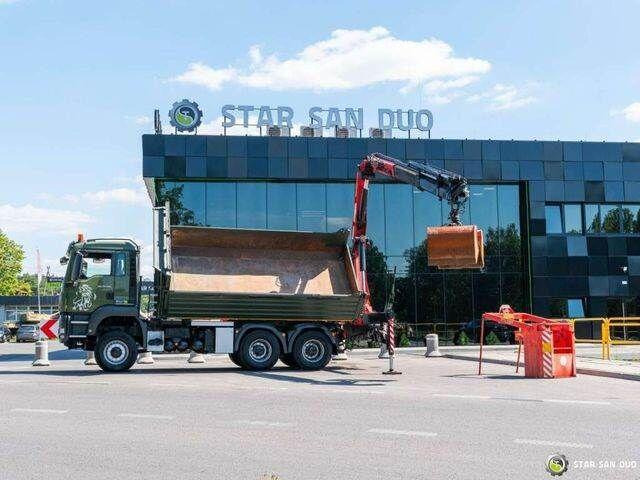 MAN TGS 35.480 PALFINGER PK 20002 HDS Grapple Tippe - Camião basculante, Camião grua: foto 1 MAN TGS 35.480 PALFINGER PK 20002 HDS Grapple Tippe - Camião basculante, Camião grua: foto 1