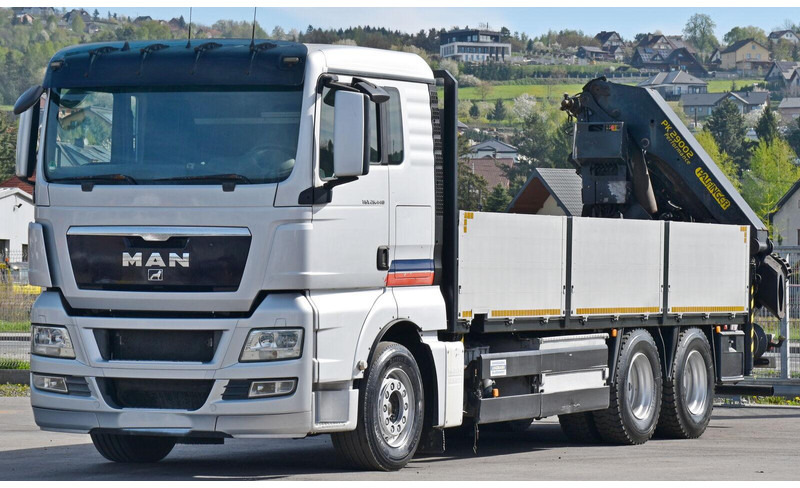 MAN TGX 26.440 Pritsche 6,40 m* PK 29002+FUNK *6x4 - Camião de caixa aberta/ Plataforma, Camião grua: foto 4 MAN TGX 26.440 Pritsche 6,40 m* PK 29002+FUNK *6x4 - Camião de caixa aberta/ Plataforma, Camião grua: foto 4