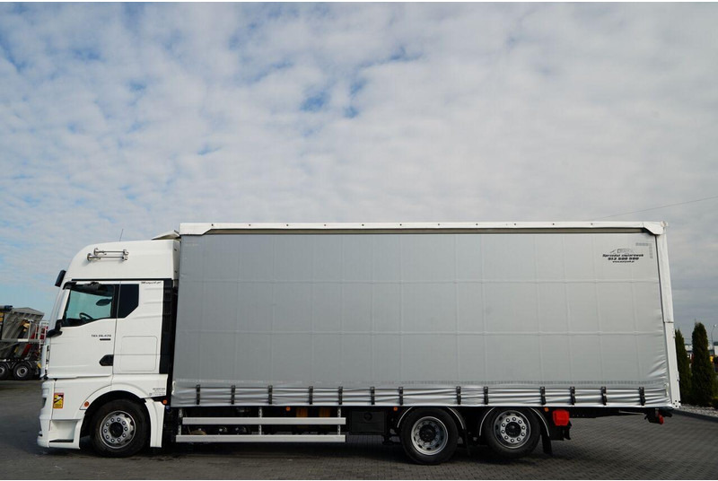 MAN TGX 26.470 / 6x2 / FIRANKA / SOLÓWKA / 6x2 / 120 m3 / OŚ PODNOSZ - Camião de lona: foto 3 MAN TGX 26.470 / 6x2 / FIRANKA / SOLÓWKA / 6x2 / 120 m3 / OŚ PODNOSZ - Camião de lona: foto 3