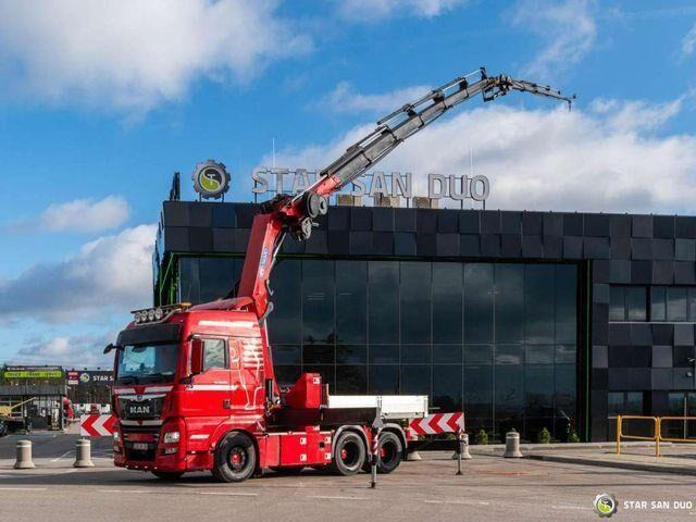MAN TGX 28.500 6x2 HMF 5020K-RC Fly Jib Crane - Camião de caixa aberta/ Plataforma, Camião grua: foto 2 MAN TGX 28.500 6x2 HMF 5020K-RC Fly Jib Crane - Camião de caixa aberta/ Plataforma, Camião grua: foto 2