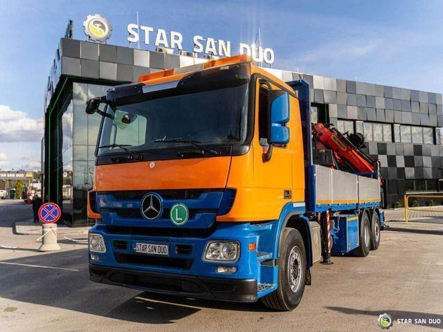 Mercedes-Benz ACTROS 2541 6x2 Palfinger PK 34002 Crane Winch - Camião de caixa aberta/ Plataforma, Camião grua: foto 4 Mercedes-Benz ACTROS 2541 6x2 Palfinger PK 34002 Crane Winch - Camião de caixa aberta/ Plataforma, Camião grua: foto 4