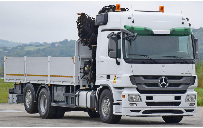 Mercedes-Benz ACTROS 2544 - Camião de caixa aberta/ Plataforma, Camião grua: foto 4 Mercedes-Benz ACTROS 2544 - Camião de caixa aberta/ Plataforma, Camião grua: foto 4