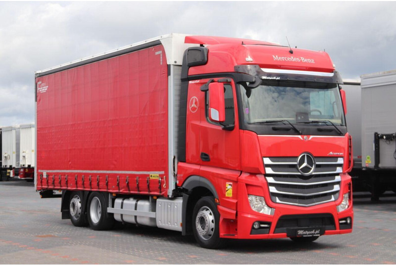 Mercedes-Benz ACTROS 2548 / 6x2 / I-PARK COOL / BIG SPACE / OŚ PODNOSZONA / PO - Camião de lona: foto 4 Mercedes-Benz ACTROS 2548 / 6x2 / I-PARK COOL / BIG SPACE / OŚ PODNOSZONA / PO - Camião de lona: foto 4