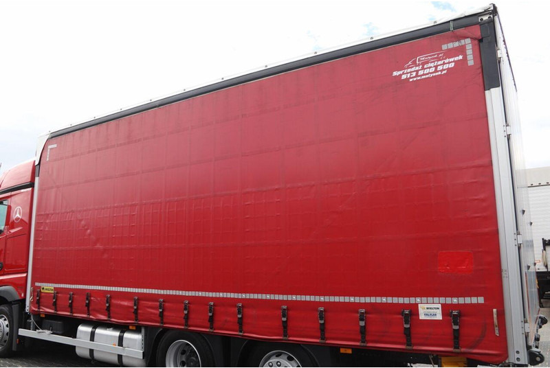 Camião de lona Mercedes-Benz ACTROS 2548 / 6x2 / I-PARK COOL / BIG SPACE / OŚ PODNOSZONA / PO: foto 8