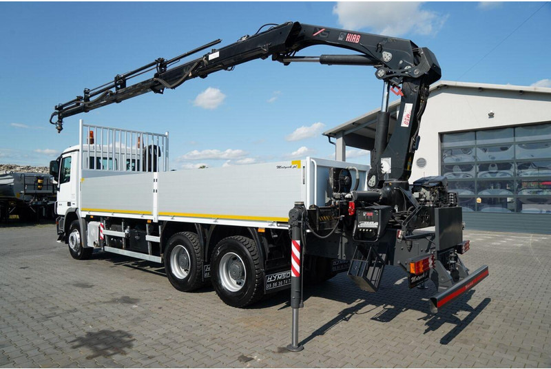 Mercedes-Benz ACTROS 2636 / 6x4 / SKRZYNIOWY 7 M + HDS HIAB -  WYSÓW 12,6 M / - Camião de caixa aberta/ Plataforma, Camião grua: foto 5 Mercedes-Benz ACTROS 2636 / 6x4 / SKRZYNIOWY 7 M + HDS HIAB -  WYSÓW 12,6 M / - Camião de caixa aberta/ Plataforma, Camião grua: foto 5