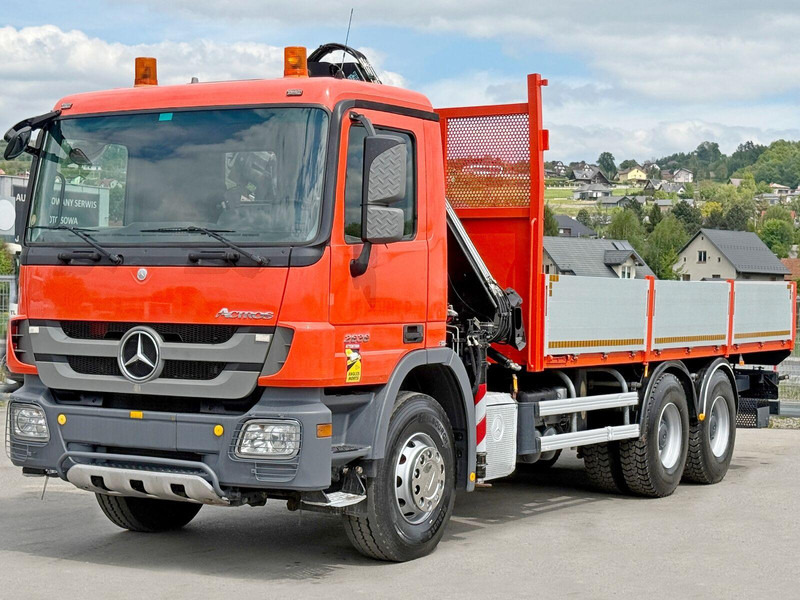 Mercedes-Benz ACTROS 2636 *HIAB 122 BS-2 HIDUO + FUNK/6x4 * TOP - Camião de caixa aberta/ Plataforma, Camião grua: foto 3 Mercedes-Benz ACTROS 2636 *HIAB 122 BS-2 HIDUO + FUNK/6x4 * TOP - Camião de caixa aberta/ Plataforma, Camião grua: foto 3