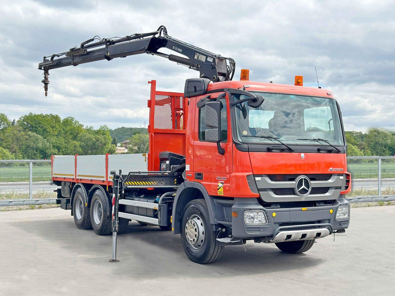 Mercedes-Benz ACTROS 2636 *HIAB 122 BS-2 HIDUO + FUNK/6x4 * TOP - Camião de caixa aberta/ Plataforma, Camião grua: foto 2 Mercedes-Benz ACTROS 2636 *HIAB 122 BS-2 HIDUO + FUNK/6x4 * TOP - Camião de caixa aberta/ Plataforma, Camião grua: foto 2