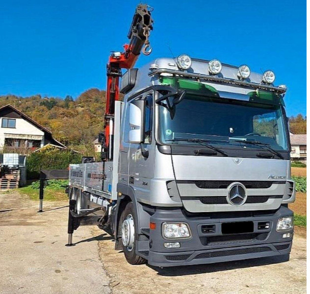 Mercedes-Benz ACTROS 2641 6x2 Crane PALFINGER PK 36002 - Camião de caixa aberta/ Plataforma, Camião grua: foto 2 Mercedes-Benz ACTROS 2641 6x2 Crane PALFINGER PK 36002 - Camião de caixa aberta/ Plataforma, Camião grua: foto 2