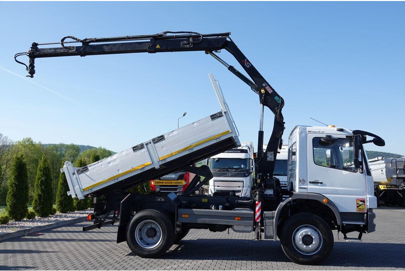 Mercedes-Benz ATEGO 16.24 / 4X4 / WYWROTKA + HDS HIAB 111 BS-2  / PILOT /  ROT - Camião basculante: foto 5 Mercedes-Benz ATEGO 16.24 / 4X4 / WYWROTKA + HDS HIAB 111 BS-2  / PILOT /  ROT - Camião basculante: foto 5
