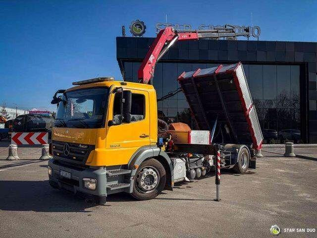 Mercedes-Benz AXOR 1824 4x2 HMF 975 HDS Crane Rotator Kipper - Camião basculante, Camião grua: foto 4 Mercedes-Benz AXOR 1824 4x2 HMF 975 HDS Crane Rotator Kipper - Camião basculante, Camião grua: foto 4