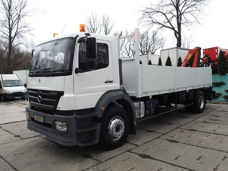 Mercedes-Benz AXOR - Camião de caixa aberta/ Plataforma, Camião grua: foto 4 Mercedes-Benz AXOR - Camião de caixa aberta/ Plataforma, Camião grua: foto 4