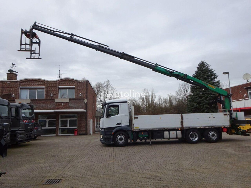 Camião de caixa aberta/ Plataforma, Camião grua Mercedes-Benz Antos 2543 - Flatbed+crane 6x2: foto 13 Camião de caixa aberta/ Plataforma, Camião grua Mercedes-Benz Antos 2543 - Flatbed+crane 6x2: foto 13