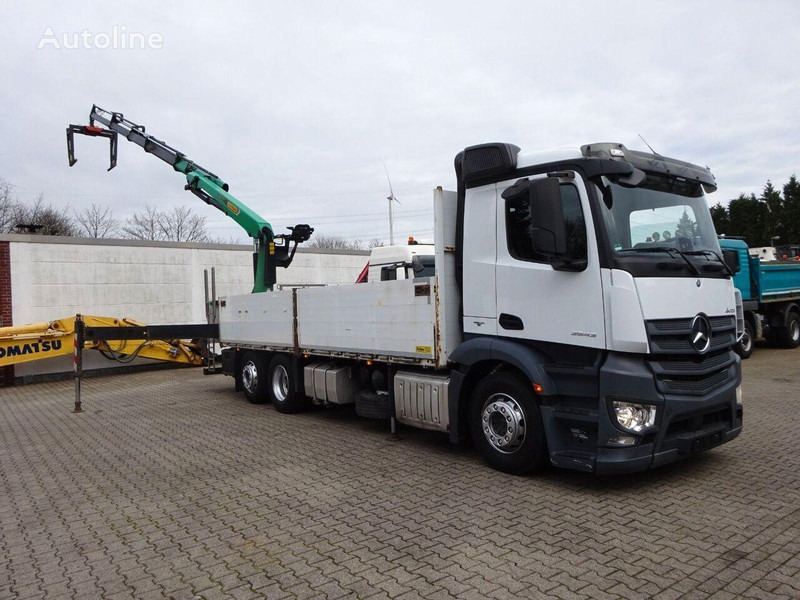 Camião de caixa aberta/ Plataforma, Camião grua Mercedes-Benz Antos 2543 - Flatbed+crane 6x2: foto 15 Camião de caixa aberta/ Plataforma, Camião grua Mercedes-Benz Antos 2543 - Flatbed+crane 6x2: foto 15