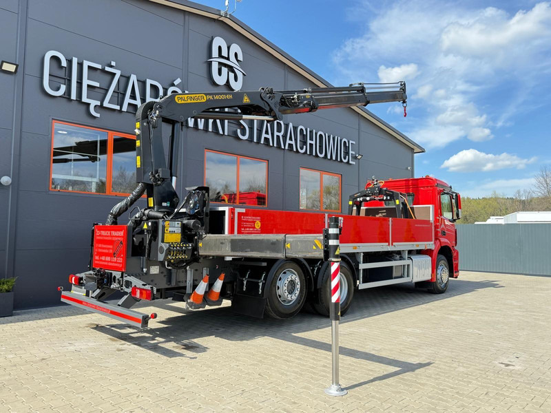 Camião de caixa aberta/ Plataforma, Camião grua Mercedes-Benz Arocs Actros 2532 / E6 / 6x2 / skrzynia + żuraw Palfinger / budo: foto 16