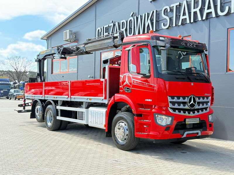 Camião de caixa aberta/ Plataforma, Camião grua Mercedes-Benz Arocs Actros 2532 / E6 / 6x2 / skrzynia + żuraw Palfinger / budo: foto 8