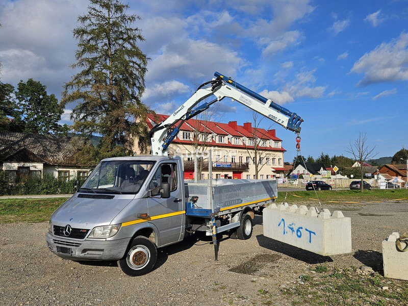 Mercedes-Benz Sprinter 616 Flatbed + crane Cormach - Camião de caixa aberta/ Plataforma, Camião grua: foto 3 Mercedes-Benz Sprinter 616 Flatbed + crane Cormach - Camião de caixa aberta/ Plataforma, Camião grua: foto 3