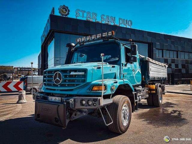 Camião chassi, Camião grua Mercedes-Benz Zetros 1833 4x4 Kipper Camper Chassis: foto 10