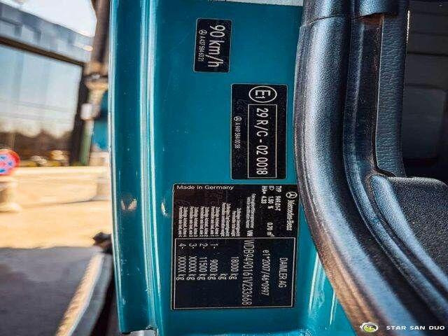 Camião chassi, Camião grua Mercedes-Benz Zetros 1833 4x4 Kipper Camper Chassis: foto 11