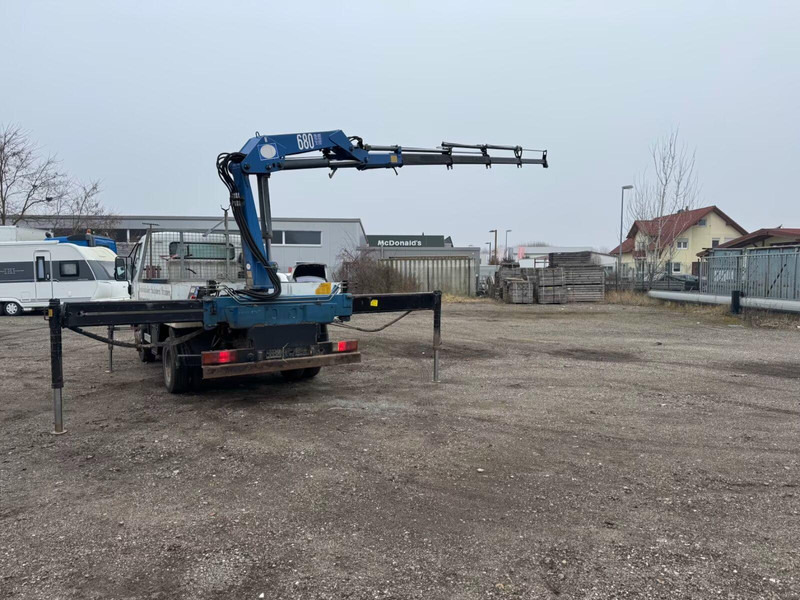 Mitsubishi Canter FE649 - Flatbed truck + crane - Camião de caixa aberta/ Plataforma, Camião grua: foto 4 Mitsubishi Canter FE649 - Flatbed truck + crane - Camião de caixa aberta/ Plataforma, Camião grua: foto 4